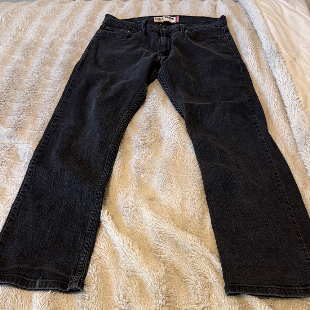 Levi's Dark Gray Straight Men's Jeans